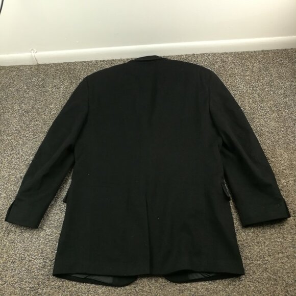 Jos A Bank Cashmere Sport Coat 40R Black Blazer Jacket - Picture 7 of 11